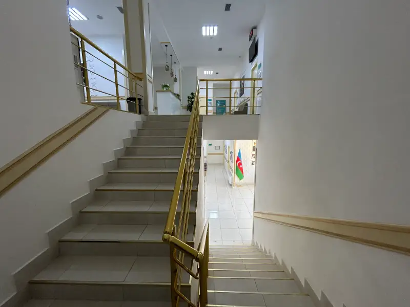 Klinikanın daxili pilləkəni